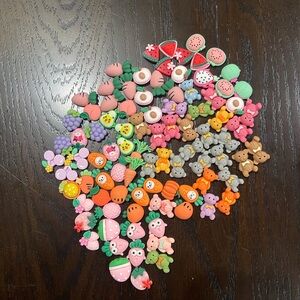 Flatback Resin Charms – Kawaii Mix (Fruit, Animals, Bears)